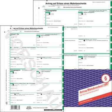 AVERY ZWECKFORM Mahnbescheid Avery Zweckform DIN A4