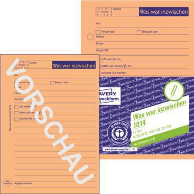 AVERY ZWECKFORM Gesprächsnotiz Avery Zweckform DIN A6 50 Bl.