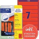 AVERY ZWECKFORM Ordnerrückenetikett Avery Zweckform ultragrip schmal/kurz 38