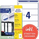 AVERY ZWECKFORM Ordnerrückenetikett Avery Zweckform ultragrip breit/kurz 59