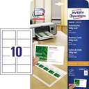 AVERY ZWECKFORM Visitenkarte Avery Zweckform Superior DIN A4 200g/m²