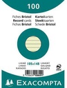 EXACOMPTA Karteikarte Exacompta DIN A6 liniert weiß 100