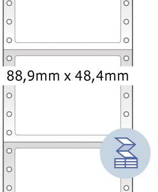 [9199115053] HERMA Endlosetikett HERMA 88,9 x 48,4 mm (B x H) nicht