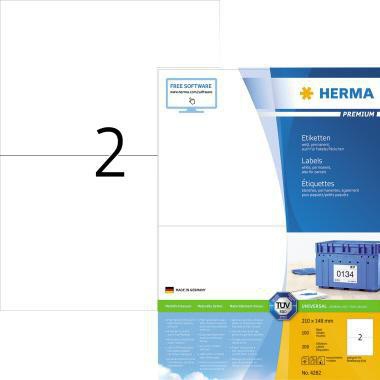 HERMA Universaletikett HERMA PREMIUM 210 x 148 mm (B x H) nicht