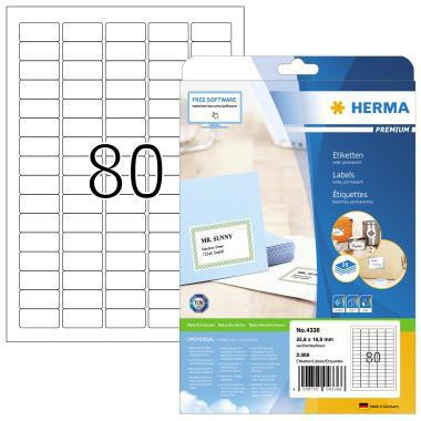 [9199115085] HERMA Universaletikett HERMA PREMIUM 35,6 x 16,9 mm (B x H)