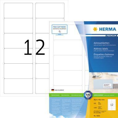 [9199115117] HERMA Universaletikett HERMA PREMIUM 88,9 x 46,6 mm (B x H)