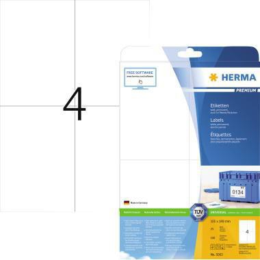 HERMA Universaletikett HERMA PREMIUM 105 x 148 mm (B x H) nicht