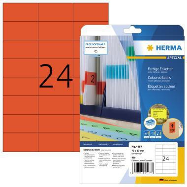 HERMA Universaletikett HERMA farbig 70 x 37 mm (B x H) wieder
