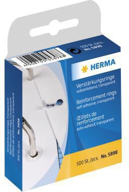 HERMA Lochverstärkungsringe HERMA 12mm weiß 500 St./Pack.