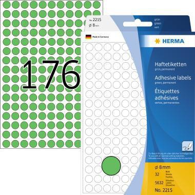 HERMA Markierungspunkt HERMA 8mm Papier gelb 5.632 Etik./Pack.