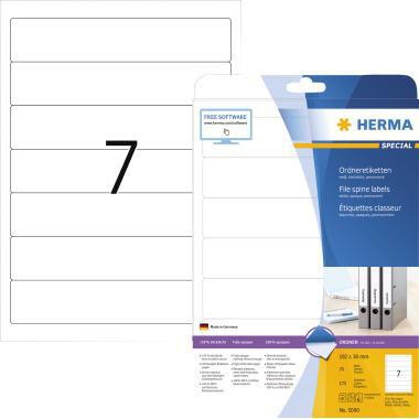 HERMA Ordnerrückenetikett HERMA schmal/kurz 38 x 192 mm (B x H)