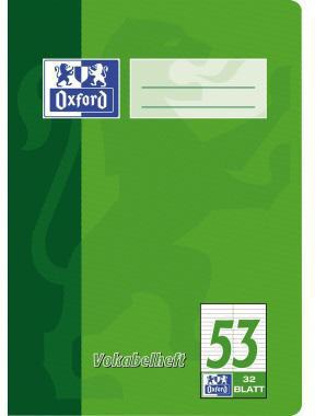 OXFORD Vokabelheft Oxford DIN A5 liniert 90g/m² 32 Bl.