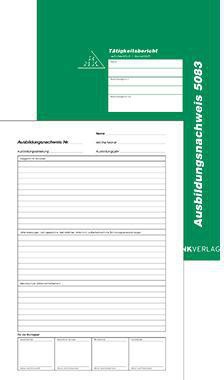 [9199115380] RNK VERLAG Berichtsheft Ausbildungsnachweis RNK Verlag wöchentlich/monatlich 1