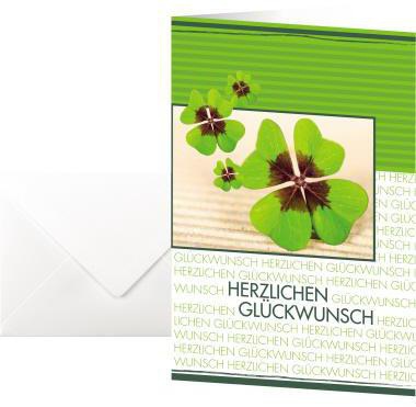 SIGEL Faltkarte SIGEL Glückwunschkarte 220g/m² farbig