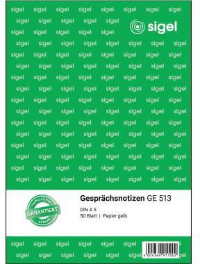 SIGEL Gesprächsnotiz SIGEL DIN A5 nicht