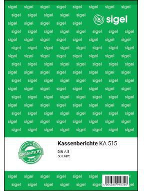 SIGEL Kassenbericht SIGEL DIN A5 50 Bl.