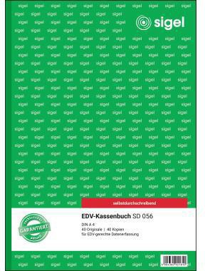 [9199115438] SIGEL Kassenbuch SIGEL DIN A4 grün 2 x 40 Bl.