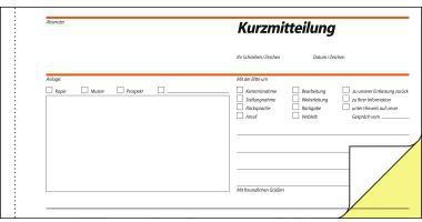 SIGEL Kurzmitteilung SIGEL 1/3 DIN A4 quer