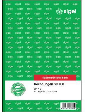 SIGEL Rechnungsblock SIGEL DIN A5 selbstdurchschreibend 1
