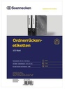 SOENNECKEN Ordnerrückenetikett Soennecken breit/kurz 61 x 192 mm (B x