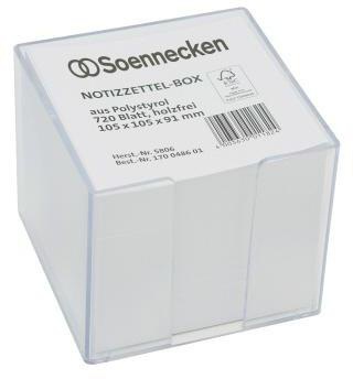 SOENNECKEN Zettelbox Soennecken 10,5 x 10,5 x 9,1 cm (B x H x