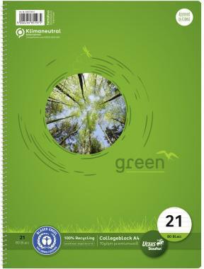 STAUFEN Collegeblock Staufen Green DIN A4 liniert 70g/m² 100