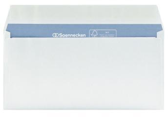 SOENNECKEN Briefumschlag Soennecken Premium DIN lang 220 x 110 mm