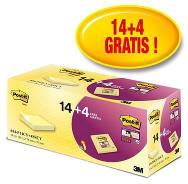 POST-IT Haftnotiz Post-it® Notes Promotion 76 x 76 mm (B x