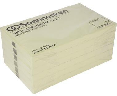 SOENNECKEN Haftnotiz Soennecken oeco Recycling 75 x 75 mm (B