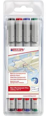 EDDING Folienstift edding 151 F 0,6mm farbig sortiert nicht