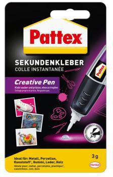 [9199118644] PATTEX Sekundenkleber Pattex Creative Pen Holz Leder Gummi