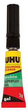 [9199118645] UHU Sekundenkleber UHU® SUPERFLEX GEL universell 3g