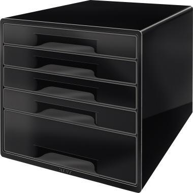 LEITZ Schubladenbox Leitz CUBE 5 Schubladen DIN A4