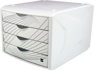 [9199118775] HELIT Schubladenbox helit the chameleon 4 Schubladen DIN A4