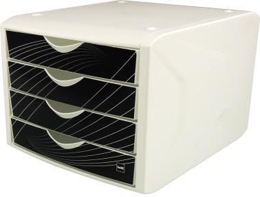 [9199118778] HELIT Schubladenbox helit the chameleon 4 Schubladen DIN A4