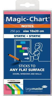 LEGAMASTER Moderationsfolie Legamaster Magic-Chart Notes 20 x 10 cm