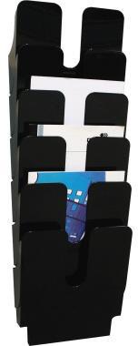 [9199118926] DURABLE Prospekthalter DURABLE FLEXIPLUS 6 24,7 x 108 x 10 cm (schwarz)