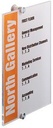 DURABLE Türschild DURABLE CRYSTAL SIGN 210 x 148 mm (B x