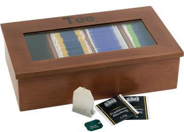[9199119586] APS Teebox APS 33,5 x 9 x 20 cm (B x H x T) Holz
