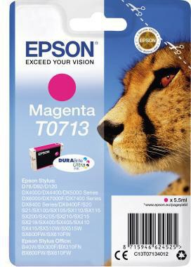EPSON Tintenpatrone Epson Originalzubehör T0713 ca. 250
