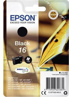 EPSON Tintenpatrone Epson Originalzubehör 16 ca. 175 Seiten