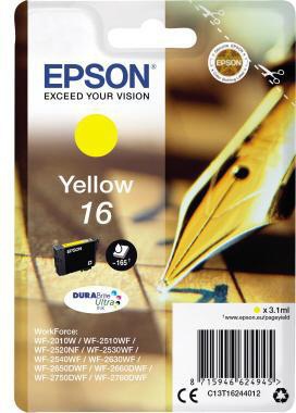 EPSON Tintenpatrone Epson Originalzubehör 16 ca. 165 Seiten
