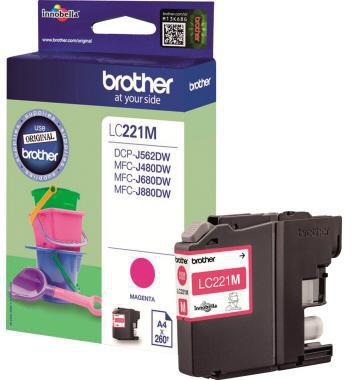 [9199120993] BROTHER Tintenpatrone Brother Originalzubehör LC-221M ca. 260