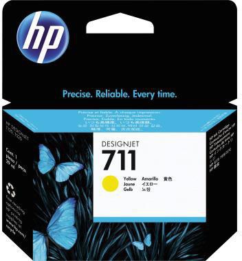 [9199123651] HP Tintenpatrone HP Originalzubehör 711 gelb 29ml