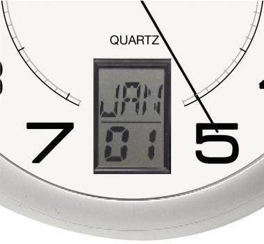 UNILUX Wanduhr UNILUX Instinct 30,5 x 4 cm (D. x T)