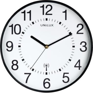 UNILUX Funkuhr UNILUX Wave 30cm Innenbereich Kunststoff