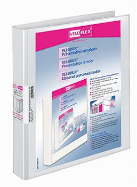 VELOFLEX Präsentationsringbuch Veloflex VELODUR® 60mm DIN A4 4 Ringe