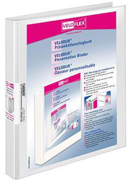 VELOFLEX Präsentationsringbuch Veloflex VELODUR® 20mm DIN A4 4 Ringe