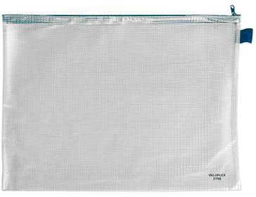 VELOFLEX Reißverschlusstasche Veloflex DIN A3 PVC-Folie transparent