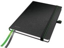 LEITZ Notizbuch Leitz Complete DIN A5 kariert schwarz 80